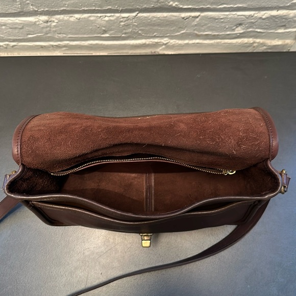 COACH Vintage City Bag 9790 Crossbody Mahogany Brown handcrafted in México - Picture 12 of 15